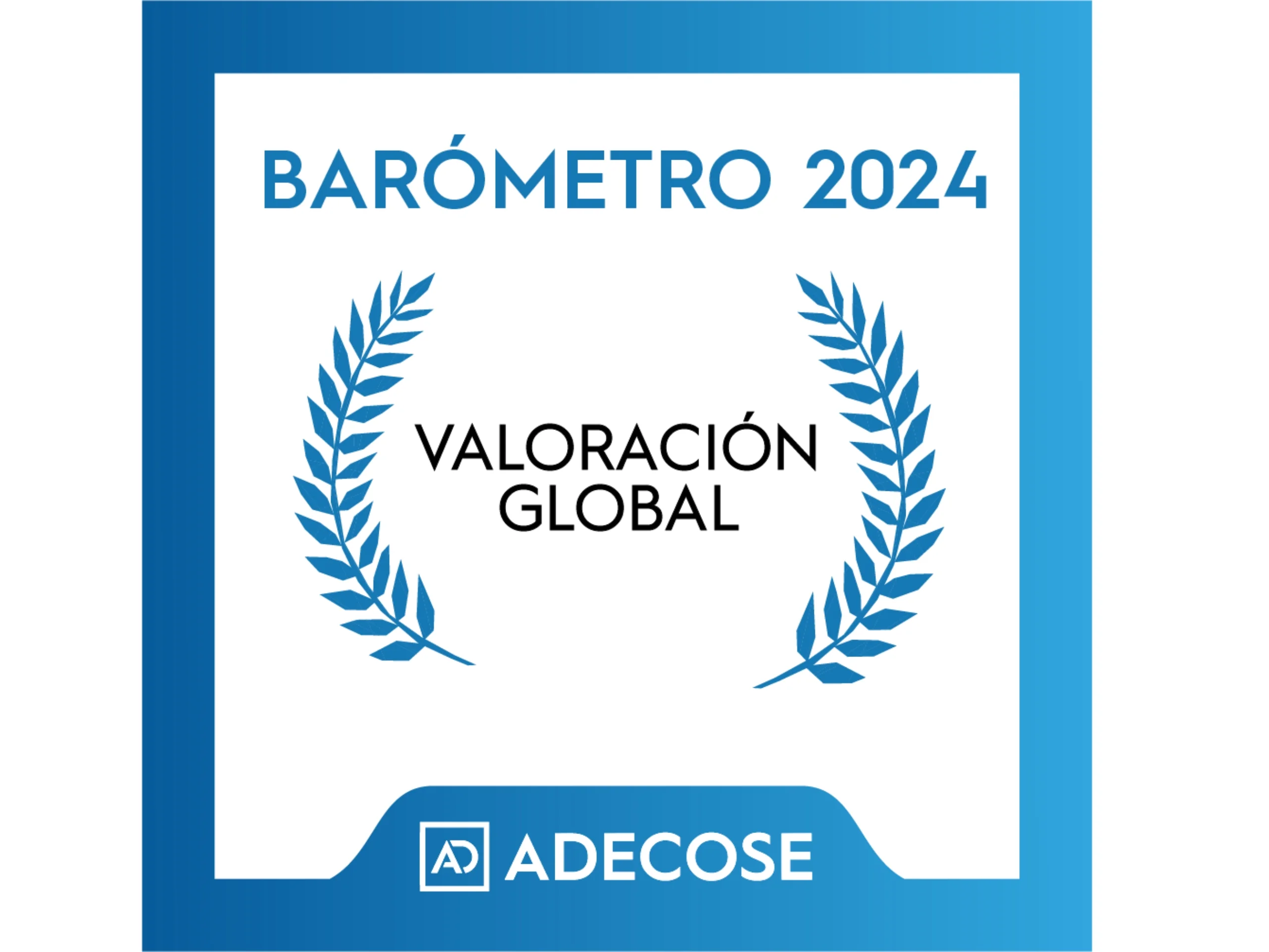 Sello ADECOSE 2024 Satisfacción global con la calidad del servicio
