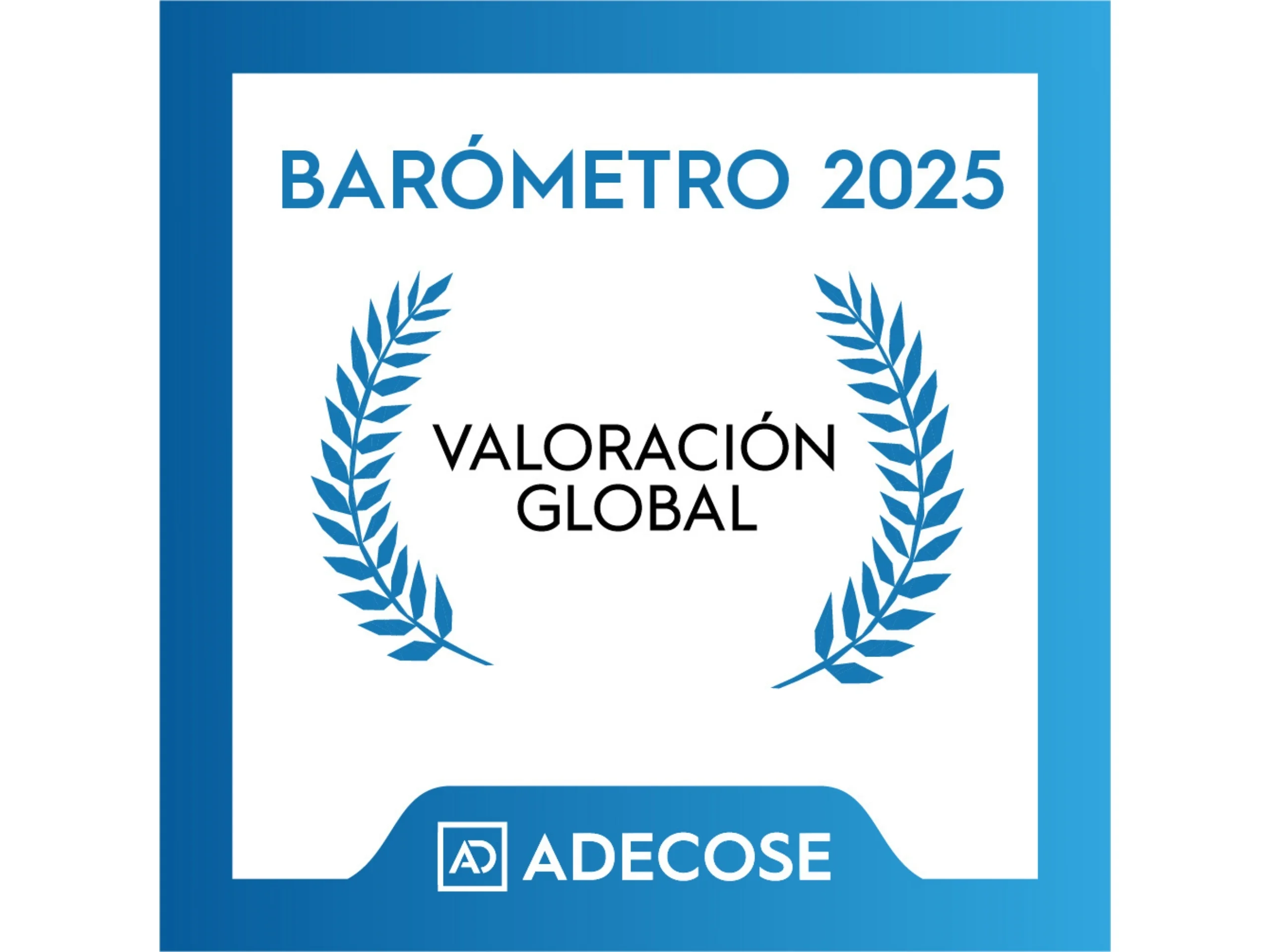 Sello ADECOSE mejor compañía Valoración Global