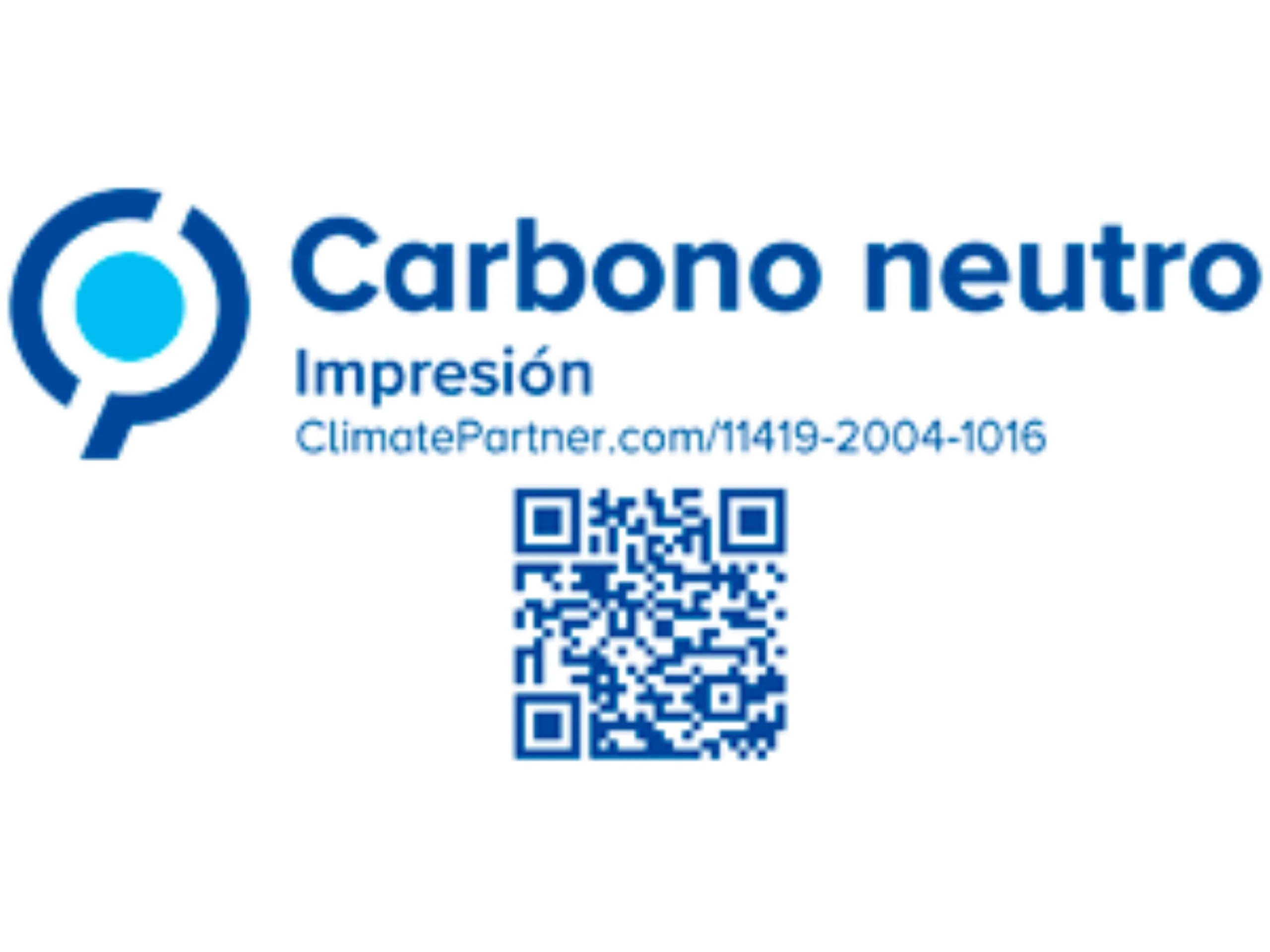 Sello de Carbono neutro
